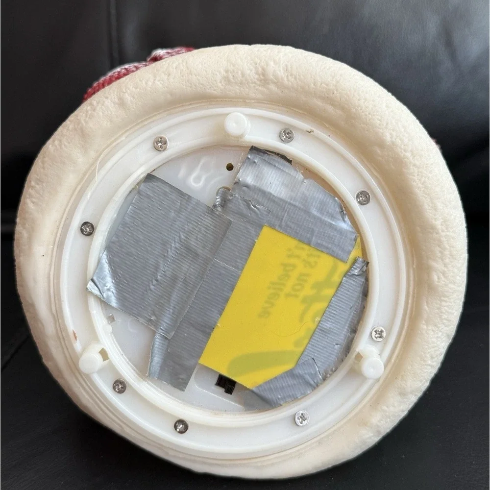 Vtg Rubber Singing Snowman Dances Bops to Frosty the Snowman w Box Christmas 11" - Picture 6 of 11